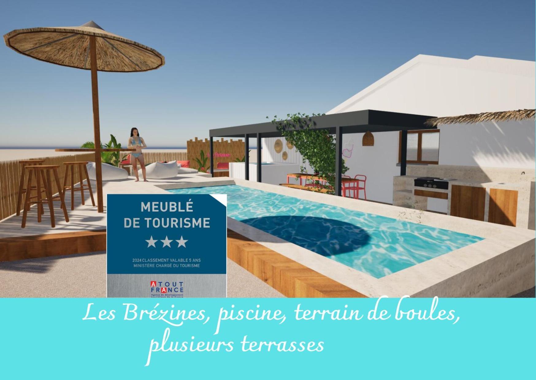 Les Brezines - Maison Clim Terrasse Piscine Au Coeur De Mus Maisoncarreeconciergerie Exteriör bild